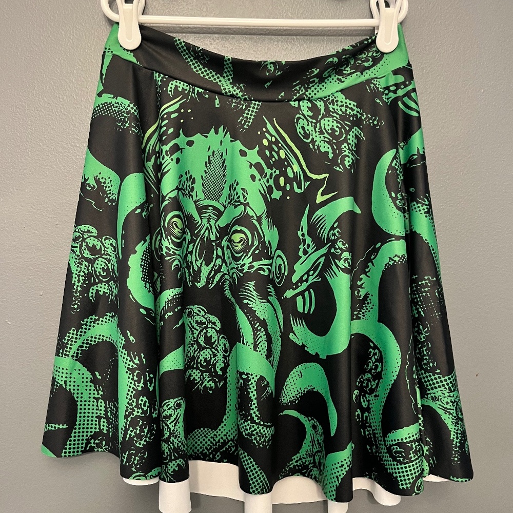 Blackmilk Cthulhu Pocket Skater Skirt - Small